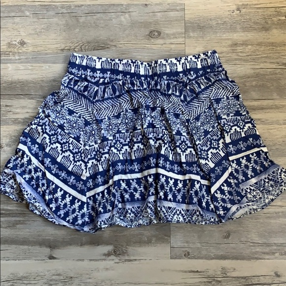 Women's Charlotte Russe Printed Skirt Large - Picture 1 of 7